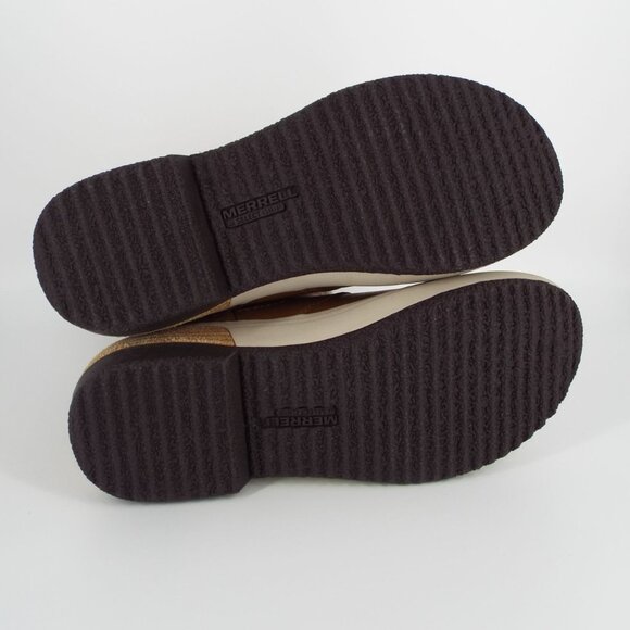 Merrell Haven Caramel Brown Tweed Tall Buckle Boots - Picture 5 of 12